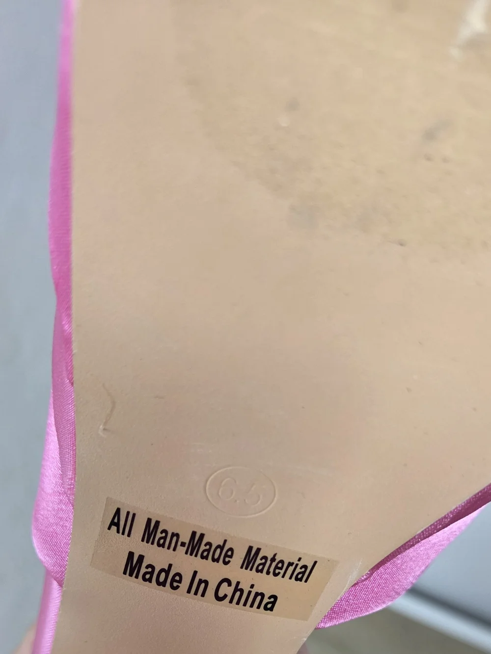 Shoe Dazzle Barbie Pink Satin Platform Slingback Heels
